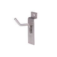 Slatwall Hook - 2" Satin Nickel 