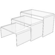 Rectangular Acrylic Risers - 1/8" Thick