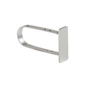 Rectangular End Cap Satin Chrome