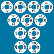 Round Size Dividers 44 Piece Men's Assortment Pack