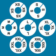 Round Size Dividers 42 Piece XS-XXXL Assortment Pack