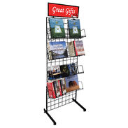 Gridwall Media Shelf Display - Single Sided