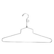 Metal Clothes Hanger - 16 Notched With Loop