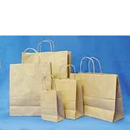 Saville - Natural Kraft Shopping Bags