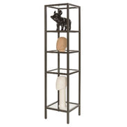 Sienna Upright Glass Shelf Floor Display