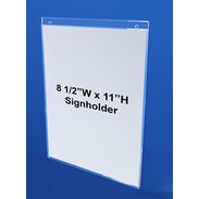 Signholder Wall Mount 8 1/2"W x 11"H