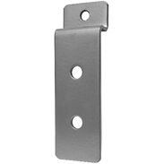 Silver Slatwall Back Plate - 2 Hole