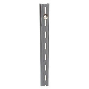 4' Wall Standard Single Slot - Chrome