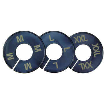 LOT Infant / Toddler Clothing Rack Size Dividers Set Round Hanger Retail Store