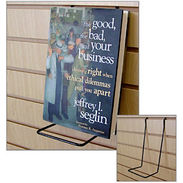 Slanted Slatwall Easel - Black