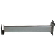 12" Rectangular Slatwall Hangrail Bracket - Chrome