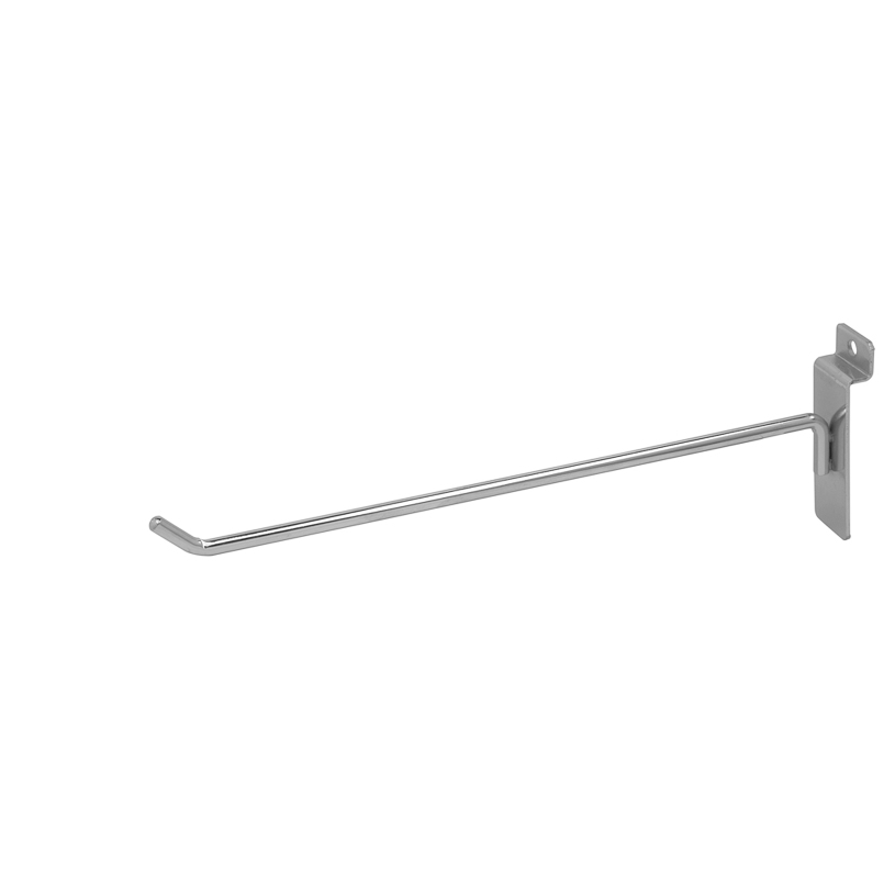 Slatwall Hook - 10" Chrome