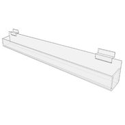 Slatwall J-Rack 23.75" Ends Closed