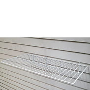 Slatwall Shelf - 12" x 24" White