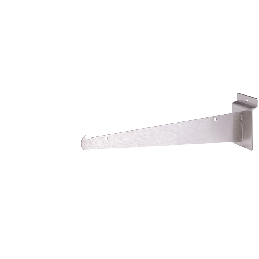 Clear Polycarbonate 12 Slatwall Shelf Bracket w/Suction Cups