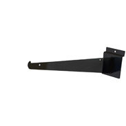 Slatwall Shelf Bracket 12" Black