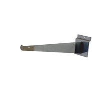 Slatwall Shelf Bracket 12" Chrome