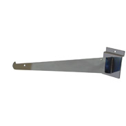 Slatwall Shelf Bracket 14" Chrome