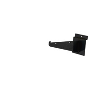 Slatwall Shelf Bracket 6" Black