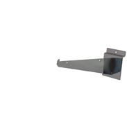 Slatwall Shelf Bracket 8" Chrome