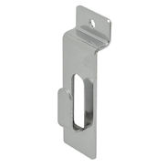 Slatwall Utility Hook - Chrome