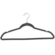 Slim Nonslip Velvet Hangers - Dark Grey