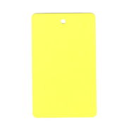 Small Blank Unstrung Tag Yellow