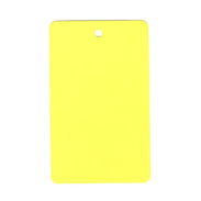 Small Blank Unstrung Tag Yellow