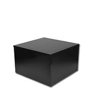 Small Wood Pedestal - Black