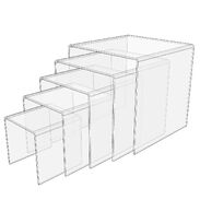 Square Acrylic Risers - Set of 5