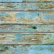 Old Blue Paint Textured Slatwall Panel