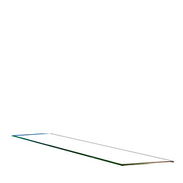 Tempered Glass, Pencil Polished - 10" x 24" x 3/16"