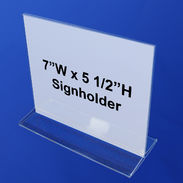 Top Load Sign Holder 7"W x 5.5"H