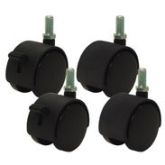 Twin Wheel Casters 3/8" Thread