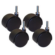 Twin Wheel Casters 5/16" Thread