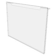 Universal Horizontal Acrylic Sign Holder - 11"W x 8 1/2"H