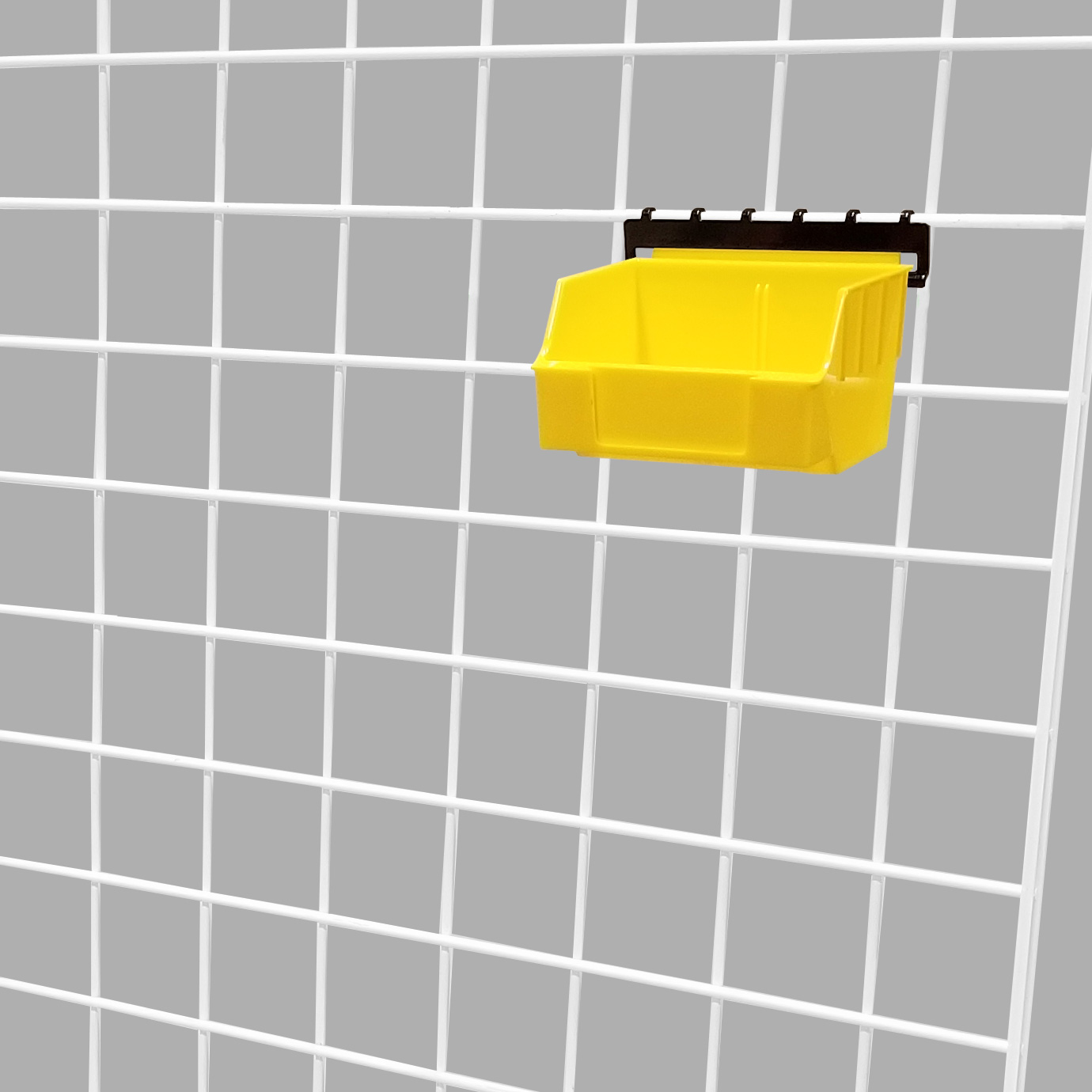 Yellow Storbox Standard Display Bin w/ Grid Adaptor