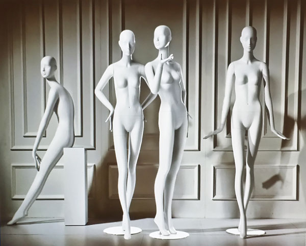 Aurora Series Mannequins - Matte White Mannequins - Matte White