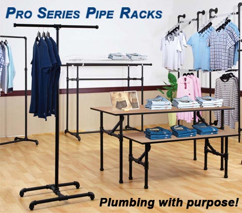 Pro Series Pipe Clothing Racks