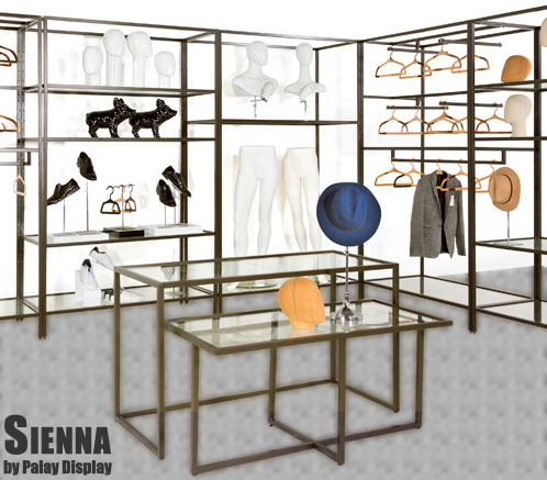 Sienna Patina Bronze Store Display Series