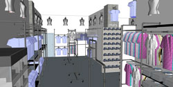 3D Retail Layout