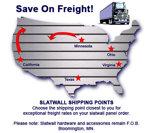 Slatwall Panels Shipping